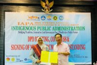 Kupang, Nusa Tenggara Timur, bertepatan dengan pelaksanaan Kongres dan International Conference IAPA (Indonesian Association for Public Administration), Selasa, 28 Oktober 2025.