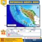 Gempa bumi tektonik berkekuatan Magnitudo 4,5 mengguncang wilayah barat daya Kota Banda Aceh, pada Jumat (10/10/2025) pukul 13.35 WIB. 