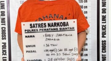 Pria Asal Simalungun Diamanakan Polres Pematangsiantar Di Hotel,Miliki Sabu 4,47 Gram