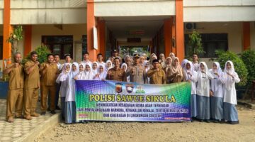 Polres Pidie Jaya Perkuat Pembinaan Pelajar Lewat Upacara Bendera Hari Pahlawan