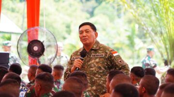 Pangdam IM Dampingi Menhan RI Tinjau Yonif TP 857/GG di Pidie