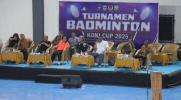 AKBP Sah Udur Sitinjak Hadir Tutup Turnamen Badminton Koni Cup Tahun 2025