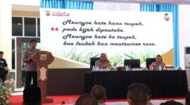 Polda Aceh dan jajaran berkomitmen menjaga kamtibmas, melindungi masyarakat, dan bekerja dengan etika, tanggung jawab, serta amanah sesuai tagline ‘Meutuah’ yang kami gagas,” ucapnya.