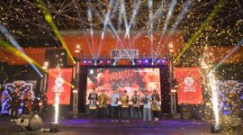 Aceh Festival 2025 di Taman Sulthanah Safiatuddin, Banda Aceh. Acara berlangsung meriah
