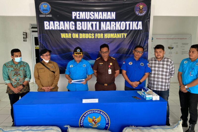 BNN Aceh 54 Ke Narkotika,Ungkap  Modus Peredaran Lintas Kabupaten 