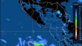 Foto amatan hari ini dari BMKG
