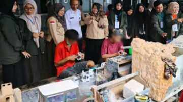 Lapas Padangsidimpuan Terima Kunjungan Mahasiswa KKN Universitas Muhammadiyah Tapanuli Selatan Di Bengkel Kerja