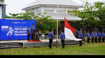 Pahlawanku Teladanku, Terus Bergerak Melanjutkan Perjuangan, Lapas Narkotika Langkat Laksanakan Upacara Peringatan Hari Pahlawan Tahun 2025