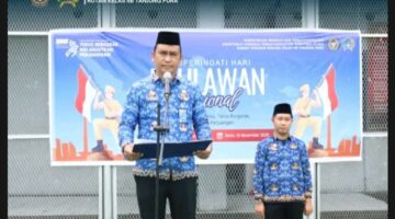 Rutan Tanjung Pura Gelar Upacara Peringatan Hari Pahlawan 2025 Dengan Khidmat