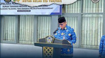 Peringati Hari Pahlawan Tahun 2025, Rutan Tanjung Gelar Upacara Bendera Sebagai Bentuk Penghormatan Atas Jasa Para Pahlawan