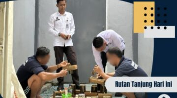 Rutan Tanjung Manfaatkan Bambu untuk Produksi Asbak Sebagai Pembinaan Kemandirian Warga Binaan
