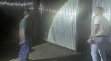 Sat Reskrim Polres Pelabuhan Belawan Lakukan Pengecekan Gudang yang Diduga Jadi Lokasi Pengoplosan BBM Ilegal Di Desa Manunggal