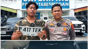 Viral Di Medsos, Mobil Fortuner Dengan Nopol Palsu Ditindak Satlantas Polrestabes Medan, Nopol Palsu ‘P 417 TEK’