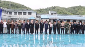 Diguyur Hujan Deras, Lapas Kelas IIB Padangsidimpuan Gelar Upacara Hari Bhakti Kemenimipas ke-1 Secara Khidmat