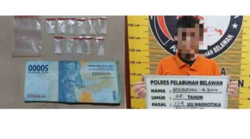 Sat Narkoba Polres Pelabuhan Belawan Tangkap Pengedar Sabu Di Komplek Uka