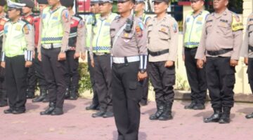 Polres Tanjungbalai Gelar Apel Pasukan Operasi Zebra Toba 2025