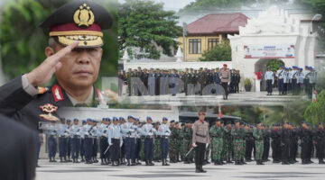  Brigjen Pol. Ari Wahyu Widodo, mengikuti upacara Ziarah Nasional dalam rangka memperingati Hari Pahlawan ke-80 tahun 2025 yang berlangsung di Taman Makam Pahlawan (TMP) Kota Banda Aceh, Senin, 10 November 2025.