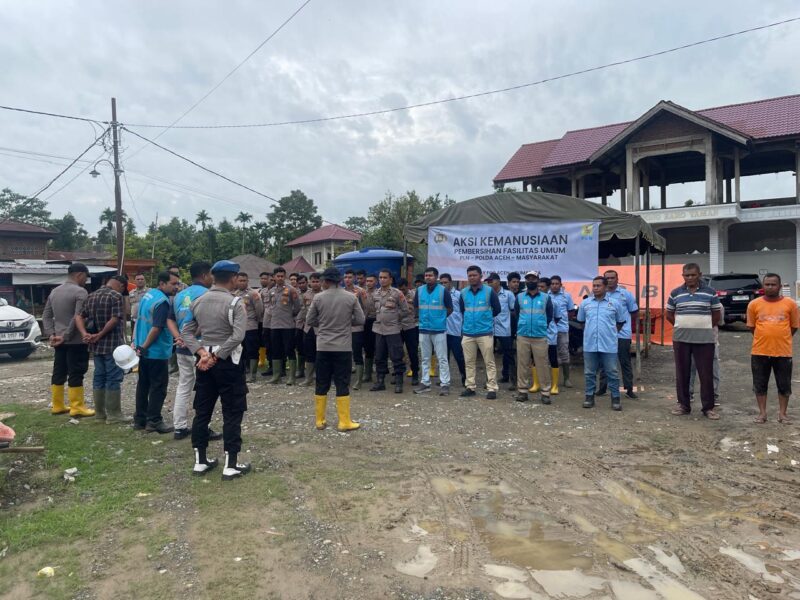 Foto dokumentasi lagi mengerjakan pembersihan