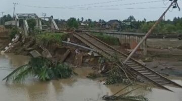 PT KAI Mohon Maaf Atas Gangguan Operasional KA Cut Meutia Di Aceh Akibat Kerusakan Jalur