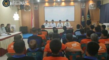 Warga Binaan Lapas Tebing Tinggi Rayakan Malam Natal Dengan Ibadah Online