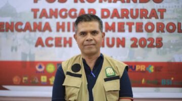 Juru Bicara Pos Komando Tanggap Darurat Bencana Hidrometeorologi Aceh2025, Murthalamuddin, S.Pd, MSP.