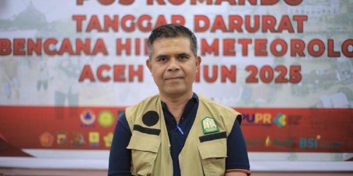 Juru Bicara Pos Komando Tanggap Darurat Bencana Hidrometeorologi Aceh2025, Murthalamuddin, S.Pd, MSP.