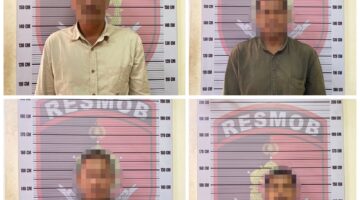 Sat Reskrim Polres Aceh Selatan Amankan Empat Terduga Pelaku Pengancaman dan Percobaan Perusakan di Kantor BPKD