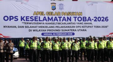 Polda Sumut Gelar Apel Operasi Keselamatan Toba 2026, Tekankan Lalu Lintas Aman dan Humanis