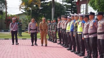 Wabup Toba dan Wakapolres Toba Pimpin Gelar Pasukan Operasi Keselamatan