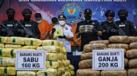 BNN RI Patahkan Jaringan Aceh, Sita 360 Kg Narkotika dan Tangkap Sejumlah Tersangka