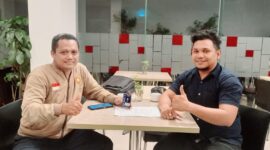 Silaturahmi dan Diskusi Program Kaperwil Jabar dan Pimred Timelines Inews di Amaris Pancoran Jakarta