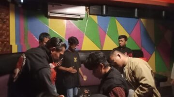 Kasat Reserse Narkoba AKP Irwanta Sembiring SH. MH pimpin razia gabungan Polres Pematangsiantar