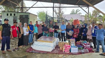 Pemko Langsa Salurkan Bantuan Masa Panik untuk Korban Kebakaran di Gampong Blang