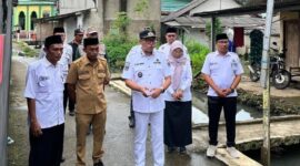Terjawab Jalan Setapak Yang Belum di Perbaiki di Cimanggis Kabupaten Bogor : Sidak Kades H. Abdul Aziz Anwar, SE Ternyata Jalan Pribadi Warga