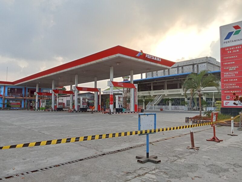 SPBU Simpang Empat Meurah Dua Pidie Jaya, Jumat sore (6/3/2026)foto jurnalis TLii.