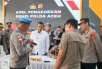 Polda Aceh Gelar Pemeriksaan Senjata Api