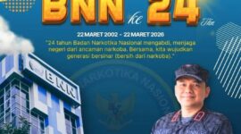 HUT ke-24 BNN, Komitmen Tanpa Henti Bersihkan Negeri dari Narkoba