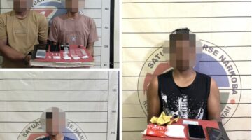 Satresnarkoba Polres Aceh Selatan Ungkap Tiga Kasus Narkotika dalam Satu Malam, 124 Gram Disita.