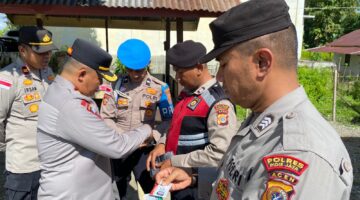 Polisi Diperiksa Polisi, Gaktibplin Ketat Digelar di Pidie Jaya