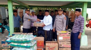 Pererat Silaturahmi dengan Umat, Polres Pidie Jaya Salurkan Bantuan Sosial ke Dayah Istiqamatuddin Daruzzahizin