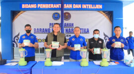 BNN Aceh Musnahkan Hampir 5 Kilogram  Narkotika Jenis  Sabu