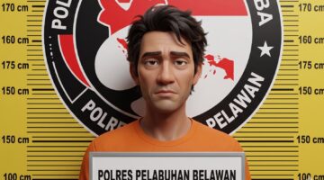 Sat Narkoba Polres Pelabuhan Belawan Tangkap Pengedar Sabu di Desa Manunggal