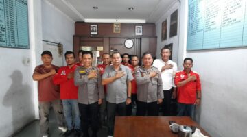 Sat Binmas Polres Pematangsiantar Sambang di Kantor DFC FTA SBSI dan Komunitas Grab