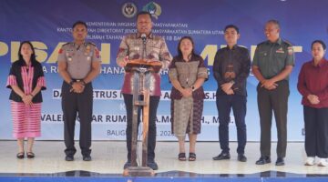 Pisah-Sambut Ka. Rutan Kelas II Balige, Bupati Toba : Perkuat Tali Silaturahmi dan Koordinasi