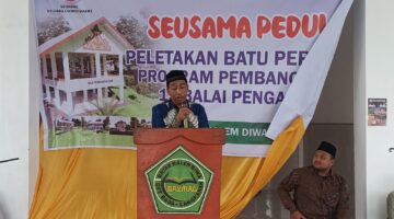 Seusama Lakukan Peletakan Batu Pertama Pembangunan Balai Pengajian di Dayah Malem Diwa.