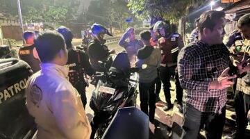 Patroli Skala Besar Brimob Polda Sumut Sasar Titik Rawan Belawan, Ciptakan Rasa Aman Masyarakat