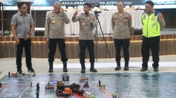 Latihan Olah Strategi dan Tactical Floor Game Tingkatkan Kesiapan Polda Aceh Hadapi May Day 2026