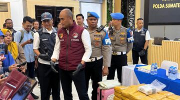 Terbongkar! Sabu 22 Kg Jaringan Malaysia–Aceh Disamarkan dalam Tangki Mobil, Kurir Ditangkap di Parkiran Mal Medan