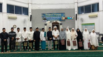 Peusijuk dan Pelepasan JCH Gampong Tanjong Berlangsung Khidmat di Mesjid Assajidin