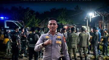 Pamapta III Polres Gayo Lues Ipda M Rizal SH Pimpin Personel Amankan Pelaku Pengancaman dengan Sajam di Gayo Lues 